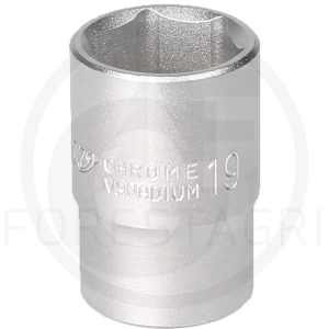 Liškinis veržtaklis 1/2" 6 kampas - 19