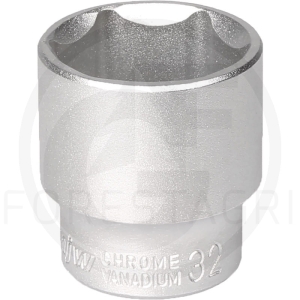 Liškinis veržtaklis 1/2" 6 kampas - 32