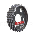 Plieninis tiekimo ritinėlis - agresyvus - 22x24 John Deere H480 Poclain
