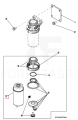 Filtr paliwa, fuel filter, Kraftstofffilter, degalų filtras, palivový filtr - SN70273 - RE522878 (zamiennik)