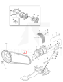 pasek klinowy, V-belt, Keilriemen, Klínové řemeny, V formos diržas - F005515 (zamiennik)