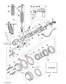 zębatka kółka pomiarowego, measuring wheel pinion, Messung des Ritzels, měření pastorku kola, Matavimo rato krumpliaratis - F059124 (zamiennik)